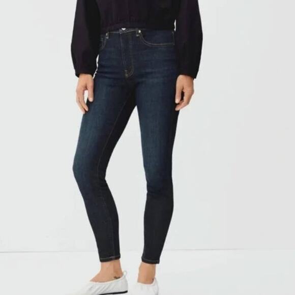 Everlane Denim - NEW Everlane The High-Rise Skinny Jean in Deep‎ Indigo Size 26 Ankle